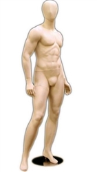 Male Mannequin in Tan Fleshtone from www.zingdisplay.com