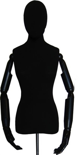 Egghead Female Dress Form with Flexible Arms and Fingers