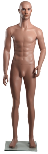 Male Caucasian Mannequin 5'9" Tall Right Arm Bent