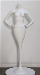 HIGH END MERMAID MANNEQUIN DRESS FORM HANDS ON HIPS - 6 COLORS