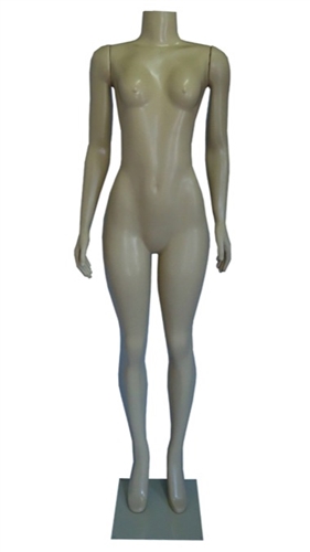 Unbreakable Headless Female Mannequin from www.zingdisplay.com