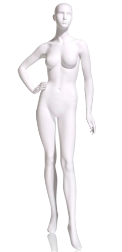 Dianna Abstract Female Mannequin Right Hand on Hip Left Leg Forward P2