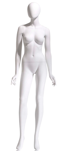 Dianna Egghead Female Mannequin Arms by Sides P4