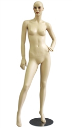 Female Mannequin with Realistic Makeup and her Hand on her Hip
