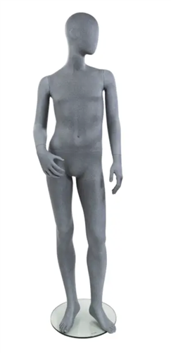 12 Year Old Male Slate Gray Kid Pre-Teen Mannequin