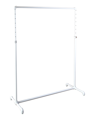 Garment Rack with Single Bar from www.zingdisplay.com