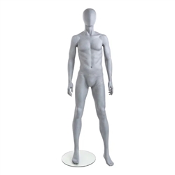 Photo: Abstract Mannequin | Patrick Abstract Mannequin in Slate Grey from www.zingdisplay.com