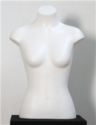 Self Standing Long Female Torso Form with Shoulder Caps