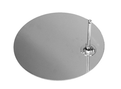Round Metal Base for mannequin foot peg post