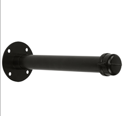 Pipe collection  10" wall mount face out in Black or White