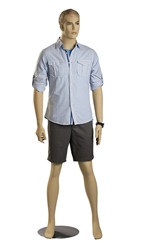 Male Caucasian Fiberglass Mannequin