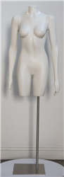 High End Size 0 Headless Female 3/4 Torso - Straight Arms