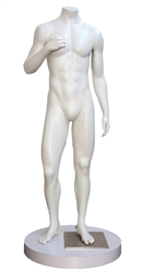 High End Toned Headless Male Mannequin - 6 Colors