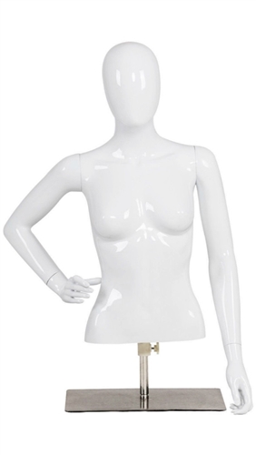 Female Unbreakable Half Torso Form with Turnable Head