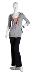 Realistic Walking White Female Fiberglass Mannequin