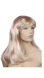 Platinum Blonde Long Hair Female Mannequin Wig