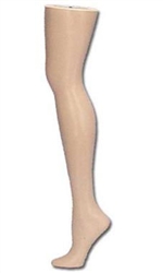 Self Standing Plastic Fleshtone Mannequin Leg Form