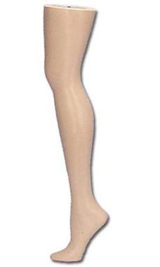 Self Standing Plastic Fleshtone Mannequin Leg Form