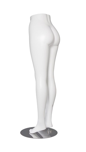 Modern Matte White Female Leg Form - Timeless Design