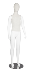 Linen Mixed Fabric Teenage Mannequin Hands on Hips