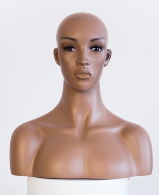 African American Skintone Mannequin Head