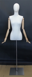 Female Dress Form with Wooden Adjustable Arms