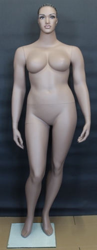 Realistic African American Plus Size Female Mannequin