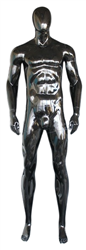 6'4" Glossy Black Male Mannequin
