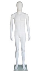 Kettler - 5'10" Matte White Abstract Male Mannequin