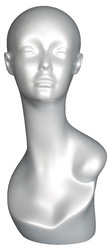 Trish Matte Silver Female Display Head