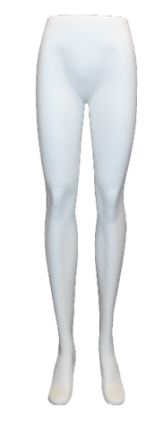 White Female Legs Mannequin