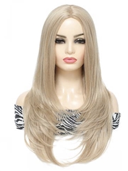 Blonde Wig Long  length with middle part