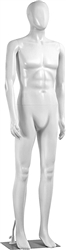 Unbreakable Male Full Body Mannequin - White
