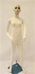 Flexible Female Mannequin with a Realistic Face