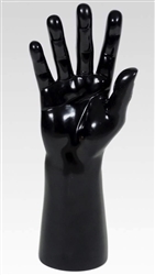 Male Display Hand  - Glossy Black