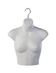 Hanging Female Bust From - Matte White