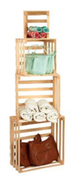 Set of 4 Nesting Crates