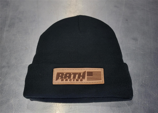 Rath Leather Patch Logo Beanie