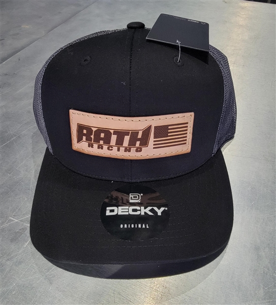 Rath Leather Patch Logo Trucker Hat