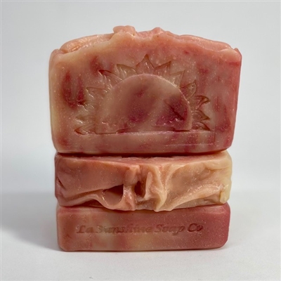 Hibiscus Soap, Louisiana Handcrafted Soap, Louisiana Handmade Soap, Artisanal Soap, Natural Soap