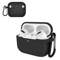 Airpods Pro Liquid Silicon Skin Case Black