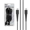 For USB C to USB C 18W Braided Nylon USB Cable 10 ft Black