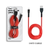 For Micro USB V8 Braided Nylon Cable 10 ft Red