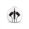 HF04-Gold 3.5mm Deluxe Stereo Earbuds Headsfree Integrated Volume Control