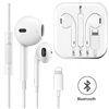 IPHONE 7/8/XR/11/12/13/14 STEREO EAR BUD WITH MIC & VOLUM CONTROL WHITE