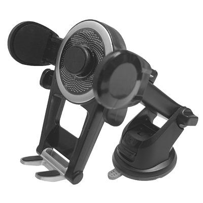ULTIMATE CLAMP SUPPORT SNAP & LOCK UNIVERSAL GPS / PHONE DASH BOARD & WINDSHIELD CAR HOLDER BLACK