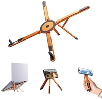 4-in-1 All Purpose Aluminum Foldable Adjustable Magsafe Stand for Cellphone, Tablet & Laptop, Tripod Compatible
