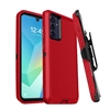 Samsung Galaxy A16 Shockproof Rugged Heavy Duty Clip Case HYB02C Red / Black