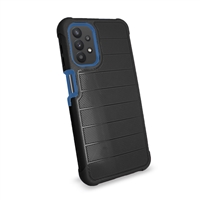 Samsung Galaxy A12 (A125) Slim Defender Cover Case HYB12 Black/Blue