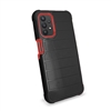 Samsung Galaxy A52 5G Slim Defender Cover Case HYB12 Black/Red